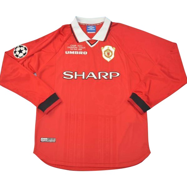 Manchester United Trikot Heim ML Retro 1999 Rote Fussballtrikots Günstig Manchester United Trikot Heim ML Retro 1999 Rote Fussballtrikots Günstig